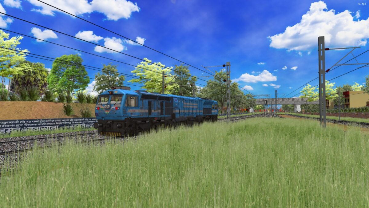 TVP'S 40239 KJM BLEED BLUE WDP4D SPECIAL RUSTY MOD FOR MSTS OPEN RAILS - Image 4