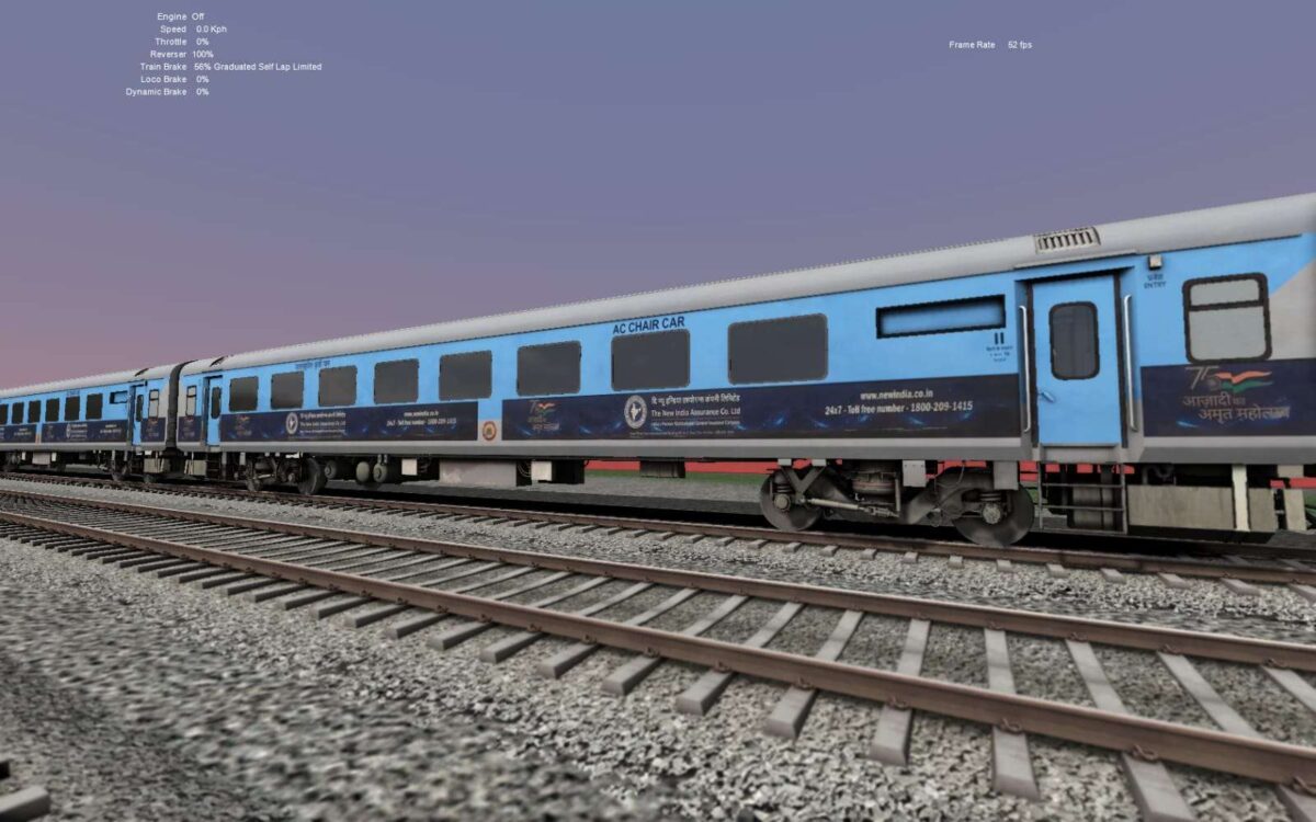 AC CHAIR CAR WITH AD For Aktrains - Image 3