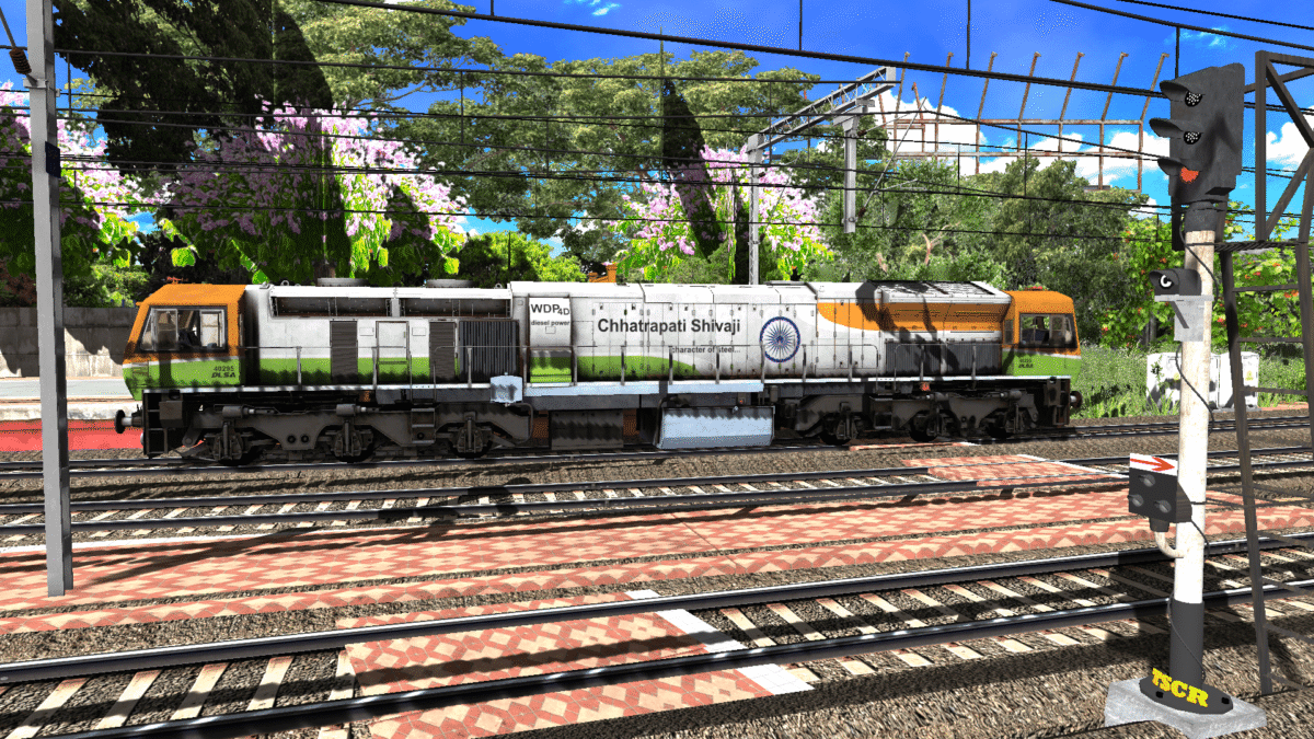 TVP 40295 WDP4D CHHATRAPATI SHIVAJI MAHARAJ LIVERY - Image 4