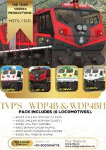 TVP'S - WDP4B & WDP4BH LOCOMOTIVES.